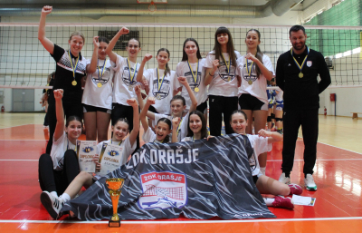 ŽOK ORAŠJE NADMOĆNO OSVOJIO TITULU PRVAKA FBiH U KATEGORIJI "DJEVOJČICE"
